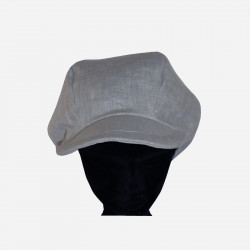 casquette-gavroche-lin- gris-arlekincreation-1