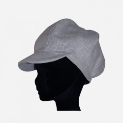 casquette-gavroche-lin- gris-arlekincreation-3