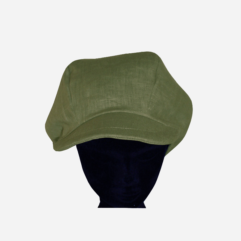 casquette-gavroche-lin- kaki-arlekincreation-1
