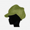 casquette-gavroche-lin- vert-olive-arlekincreation-1