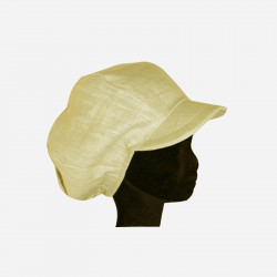 casquette-gavroche-lin- jaune-paille-arlekincreation-1