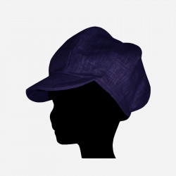 casquette-gavroche-lin- marine-arlekincreation-1