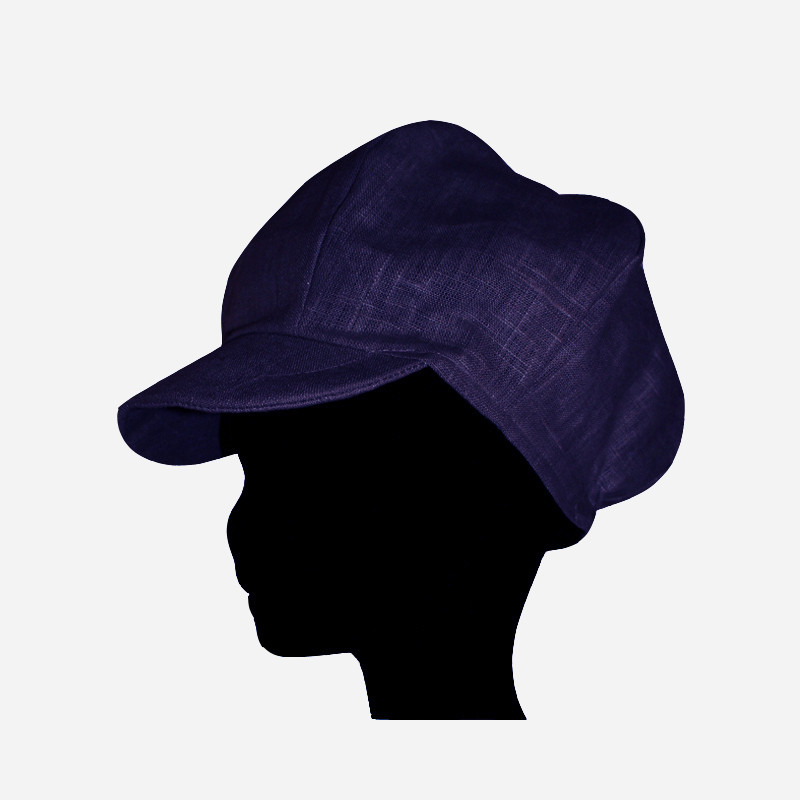 casquette-gavroche-lin- marine-arlekincreation-1