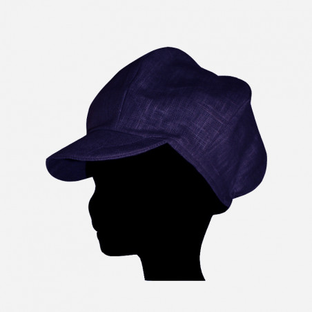 casquette-gavroche-lin- marine-arlekincreation-1