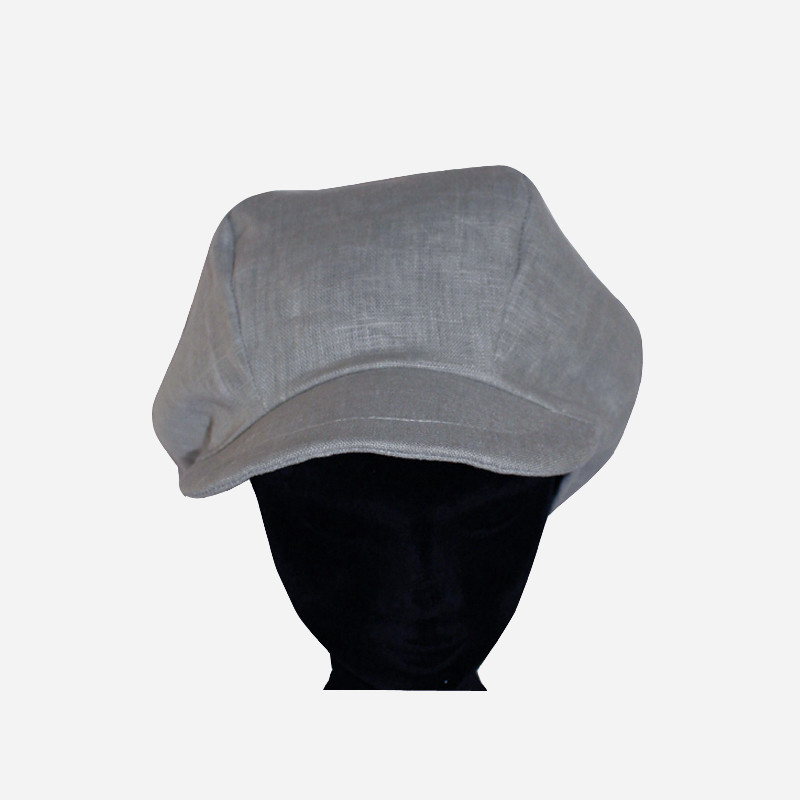 casquette-gavroche-lin- gris-arlekincreation-1