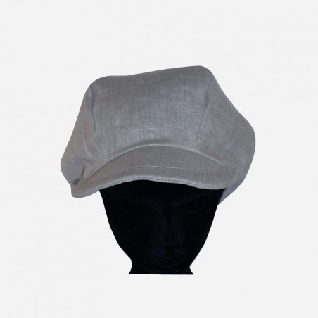 casquette-gavroche-lin- gris-arlekincreation-1