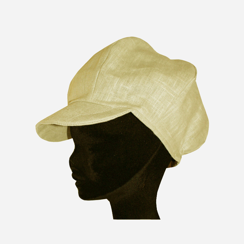 casquette-gavroche-lin- jaune-arlekincreation-1