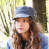 casquette-marin-velours-côtelé-diagonale-kaki-arlekincreation-1