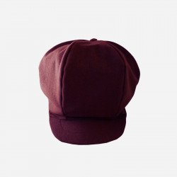 casquette dreadlocks lainage bordeaux