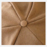casquette chapeau dreadlocks en laine beige camel