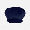 Casquette rasta en velours bleu marine
