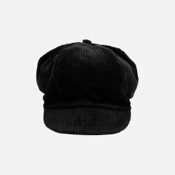 casquette-gavroche-noir-velours-côtelé-1-arlekincreation