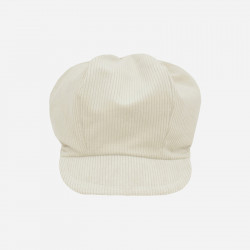 casquette-gavroche-écru-velours-côtelé-1-arlekincreation