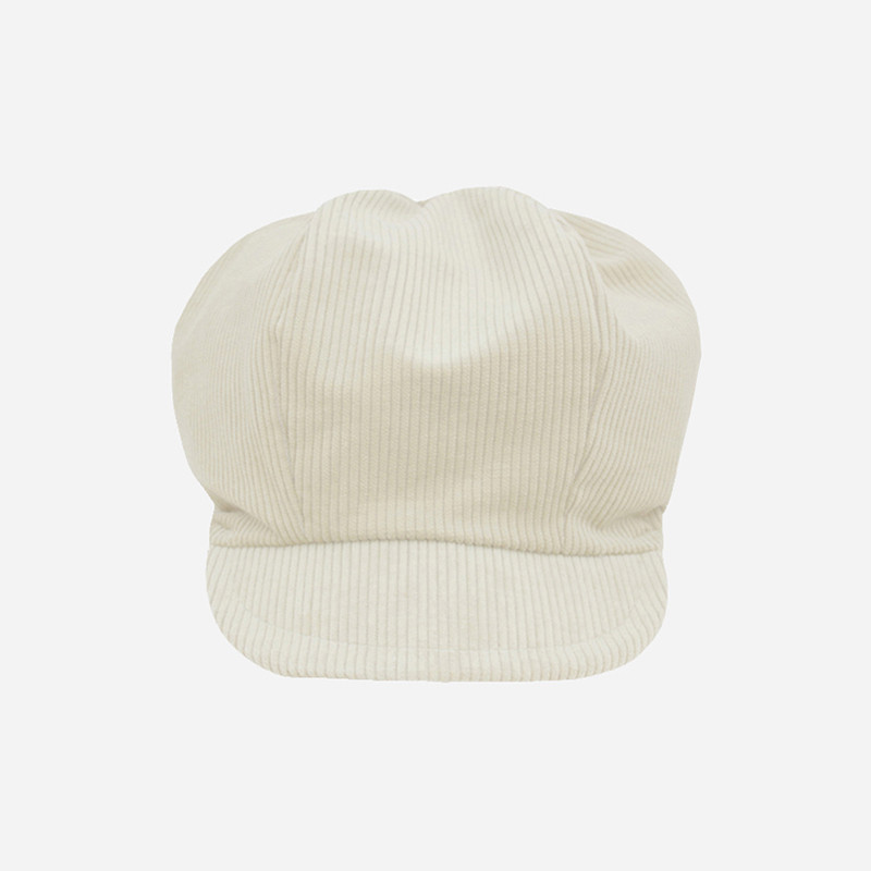 casquette-gavroche-écru-velours-côtelé-1-arlekincreation