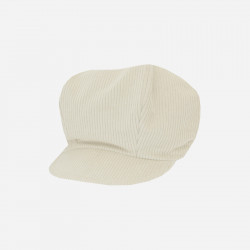 casquette-gavroche-écru-velours-côtelé-2-arlekincreation