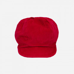 casquette-gavroche-rouge-velours-côtelé-2-arlekincreation