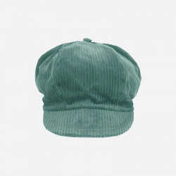casquette-gavroche-velours-côtelé-bleu-paon-1-arlekincreation
