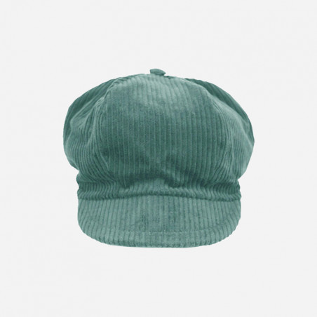 casquette-gavroche-velours-côtelé-bleu-paon-1-arlekincreation