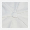 Casquette gavroche en velours milleraies blanc