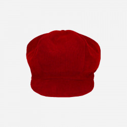 casquette-gavroche-6-pans-velours-milleraies-rouge-1