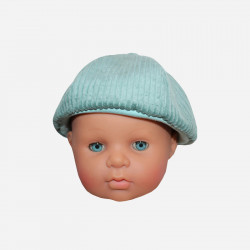 béret-bébé-enfant-velours-bleu-paon-3