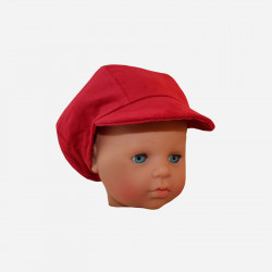 casquette-gavroche-enfant-velours-milleraies-rouge-1