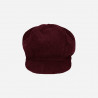 casquette-bébé-enfant-velours-milleraies-bordeaux-1