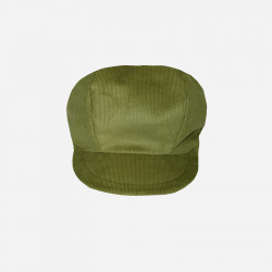 casquette-bébé-enfant-velours-milleraies-vert-3