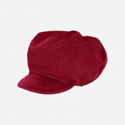 casquette-rasta-velours-ras-rouge-1