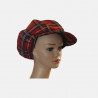 casquette-gavroche-écossais-tartan-rouge-2