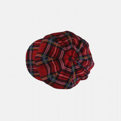casquette-gavroche-écossais-tartan-rouge-3