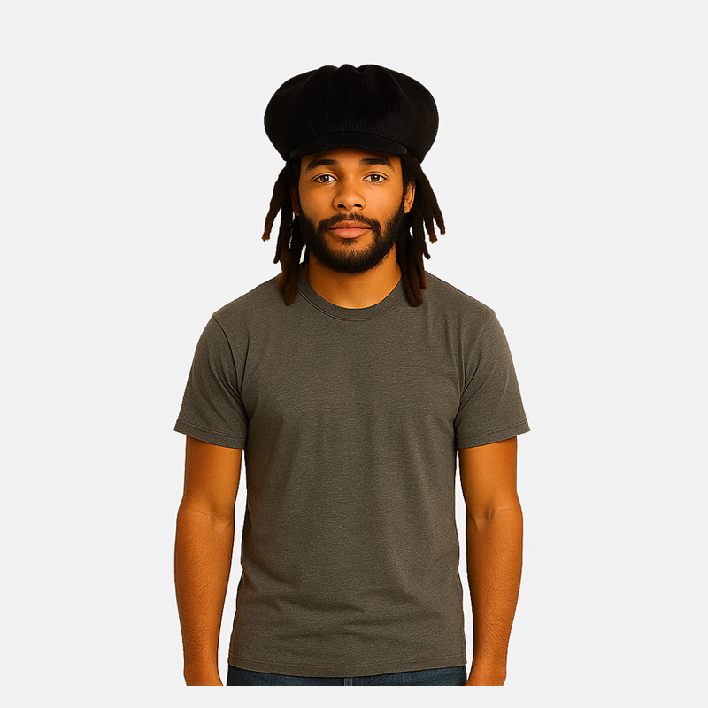 casquette-dreadlocks-velours-côtelé-noir-