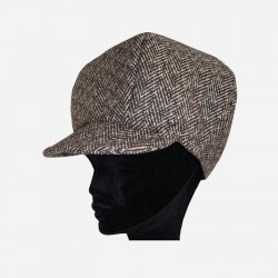 Casquette afro rasta en Promo – Lainage marron