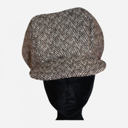 Casquette afro rasta en Promo – Lainage marron