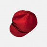 Casquette gavroche unisexe velours rouge