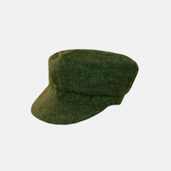 Casquette gavroche Unisexe kaki lainage fin
