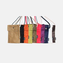 Petits sacs bandoulière en velours côtelé – Pochettes mixtes en 10 coloris