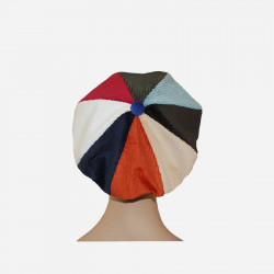 casquette-gavroche-huit-pans-velours-multicolore-arlekincreation-6
