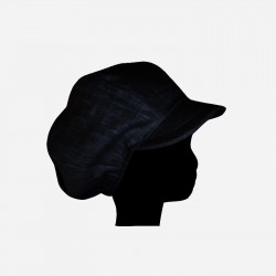 casquette-gavroche-lin- noir-arlekincreation-1